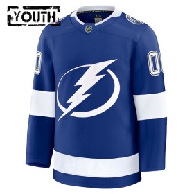 Tampa Bay Lightning tröja Customized Fanatics Premium 2024-25 Blå Hemma - NHL Tröjor Barn